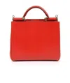 Dolce & Gabbana Logo Details Handbag In Red