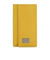 Dolce & Gabbana Logo Details Key Bag In Yellow