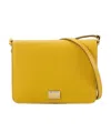 Dolce & Gabbana Logo Details Satchel In Yellow