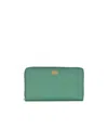 Dolce & Gabbana Logo Details Wallet In Green