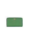 Dolce & Gabbana Logo Details Wallet In Green