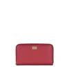 Dolce & Gabbana Logo Details Wallet In Red