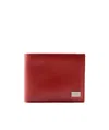 Dolce & Gabbana Logo Details Wallet In Red