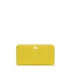 Dolce & Gabbana Logo Details Wallet In Yellow