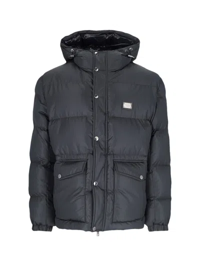 DOLCE & GABBANA LOGO DOWN JACKET