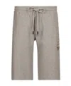 Dolce & Gabbana Jersey Jogging Shorts In White