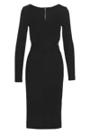 Dolce & Gabbana Logo Dress In Black