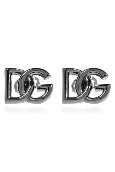 DOLCE & GABBANA DOLCE  GABBANA DG LOGO EARRINGS