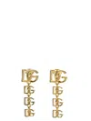 Dolce & Gabbana Logo Earrings In Gold