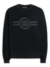 Dolce & Gabbana Sweatshirt With Embroidery In Black