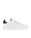 Dolce & Gabbana White Low Top Sneakers With Logo Lettering On The Tongue And Logo Detail On The Heel In Leather Woma In White