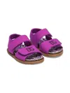 Dolce & Gabbana Logo-embellished Sandals In Purple