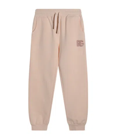 Dolce & Gabbana Logo-embellished Track Pants In Neutral