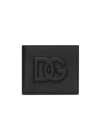 Dolce & Gabbana Black Bifold Wallet With Quilted Leather In Black