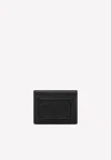 Dolce & Gabbana Logo-embossed Bi-fold Wallet In Calfskin In Black