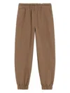 Dolce & Gabbana Logo-embossed Casual Trousers In Brown
