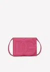 Dolce & Gabbana Dg Leather Flap Crossbody Bag In Raspberry