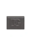 Dolce & Gabbana Dolce  Gabbana Logo Embossed Foldover Top Wallet