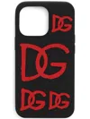 Dolce & Gabbana Logo Detailed Iphone 13 Pro Cover In Black
