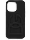 Dolce & Gabbana Logo-embossed Iphone 14 Pro Case In 80999