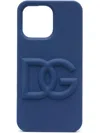 DOLCE & GABBANA LOGO-EMBOSSED IPHONE 14 PRO MAX CASE