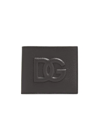 DOLCE & GABBANA DOLCE  GABBANA PORTAFOGLI DG LOGO BI-FOLD WALLET