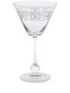 Dolce & Gabbana Logo-embossed Martini Glass In White