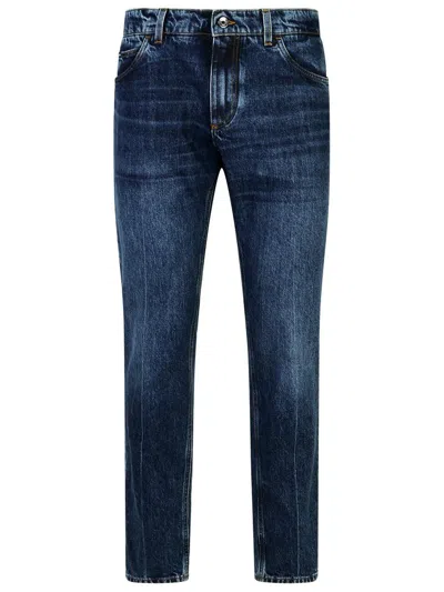 Dolce & Gabbana Blue Cotton Jeans