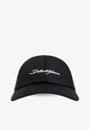 Dolce & Gabbana Dolce &amp; Gabbana Branded Canvas Cap In Black