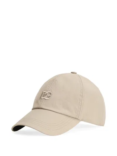 Dolce & Gabbana Logo-embroidered Baseball Cap In Neutral