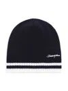 Dolce & Gabbana Logo-embroidered Beanie Hat In Blue