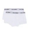 Dolce & Gabbana Two-pack Of Regular Boxers With Soft Waistband In White