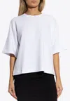 Dolce & Gabbana Logo Embroidered Boxy T-shirt In White