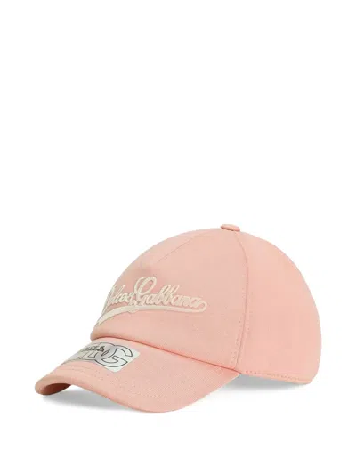 Dolce & Gabbana Kids' Logo-embroidered Cap In Pink