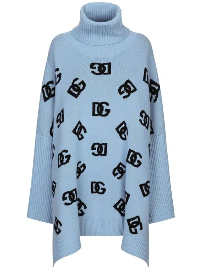 DOLCE & GABBANA LOGO EMBROIDERED COAT