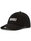 Dolce & Gabbana Logo-embroidered Cotton Cap In Black