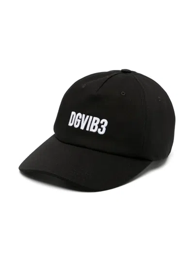 Dolce & Gabbana Kids' Logo-embroidered Cotton Cap In Black
