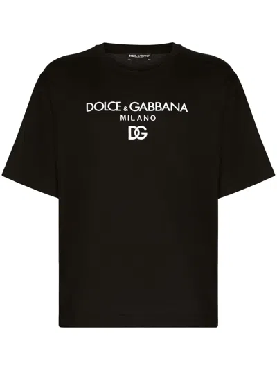 Dolce & Gabbana Black Cotton Clothing T-shirts And Polos