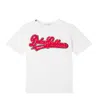 Dolce & Gabbana Logo Embroidered Cotton T-shirt In White