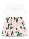 Dolce & Gabbana Logo-embroidered Dress In Pink