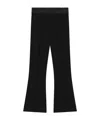 Dolce & Gabbana Logo-embroidered Flared Pants In Black