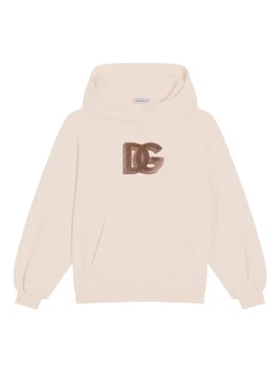 Dolce & Gabbana Kids' Logo-embroidered Hoodie