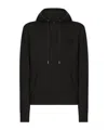 Dolce & Gabbana Logo-embroidered Hoodie In Black