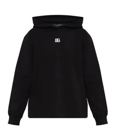 Dolce & Gabbana Long-sleeved Sweater In Black