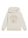 Dolce & Gabbana Logo-embroidered Hoodie In Neutrals