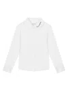 Dolce & Gabbana Logo-embroidered Long-sleeve Shirt In White