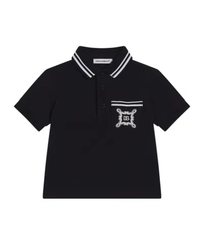 Dolce & Gabbana Logo-embroidered Polo Shirt