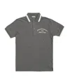 Dolce & Gabbana Logo-embroidered Polo Shirt In Gray