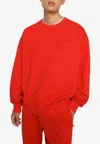 Dolce & Gabbana Logo-embroidered Pullover Sweatshirt In Red