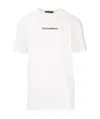 Dolce & Gabbana Logo Embroidered Short-sleeve T-shirt In White